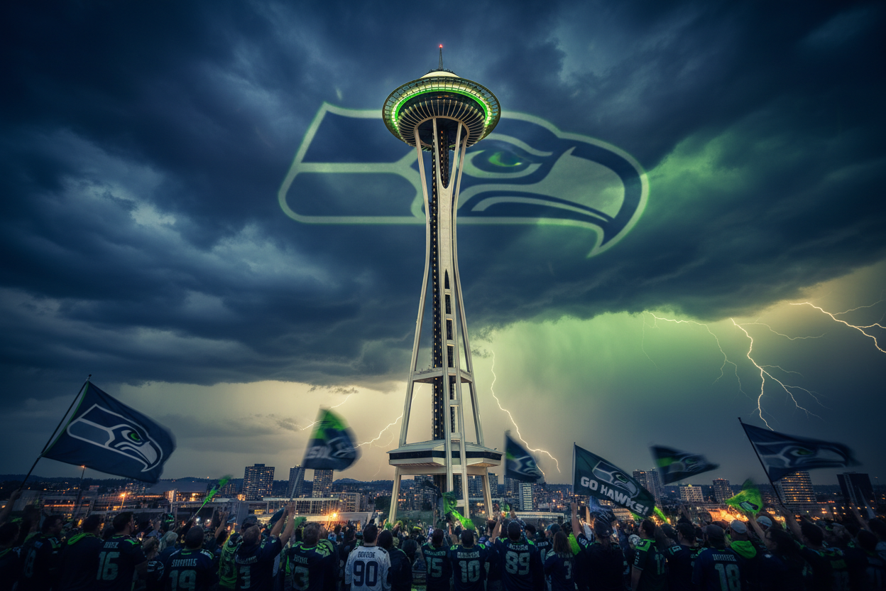 space needle seattle seahawks